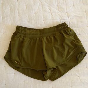 Olive LuLuLemon Too Hot Short
